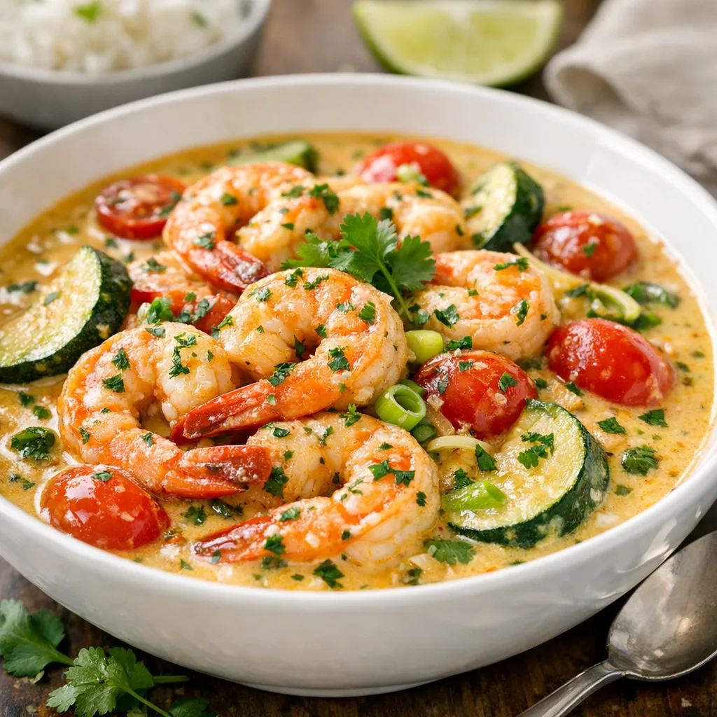 Quick Shrimp Coconut Curry