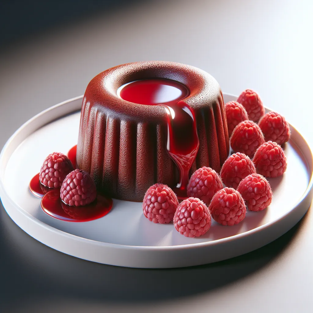 Raspberry Lava Cake