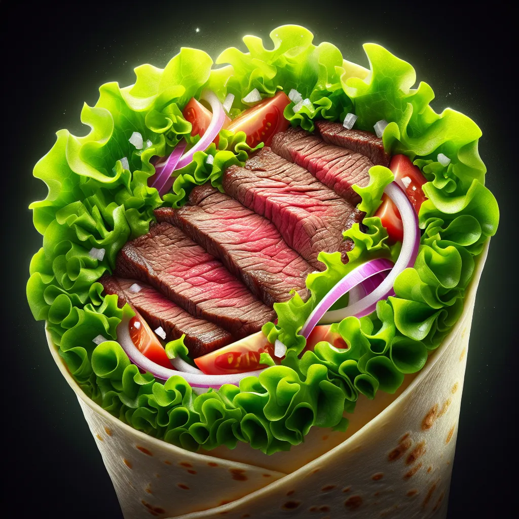 Rindfleisch-Wrap
