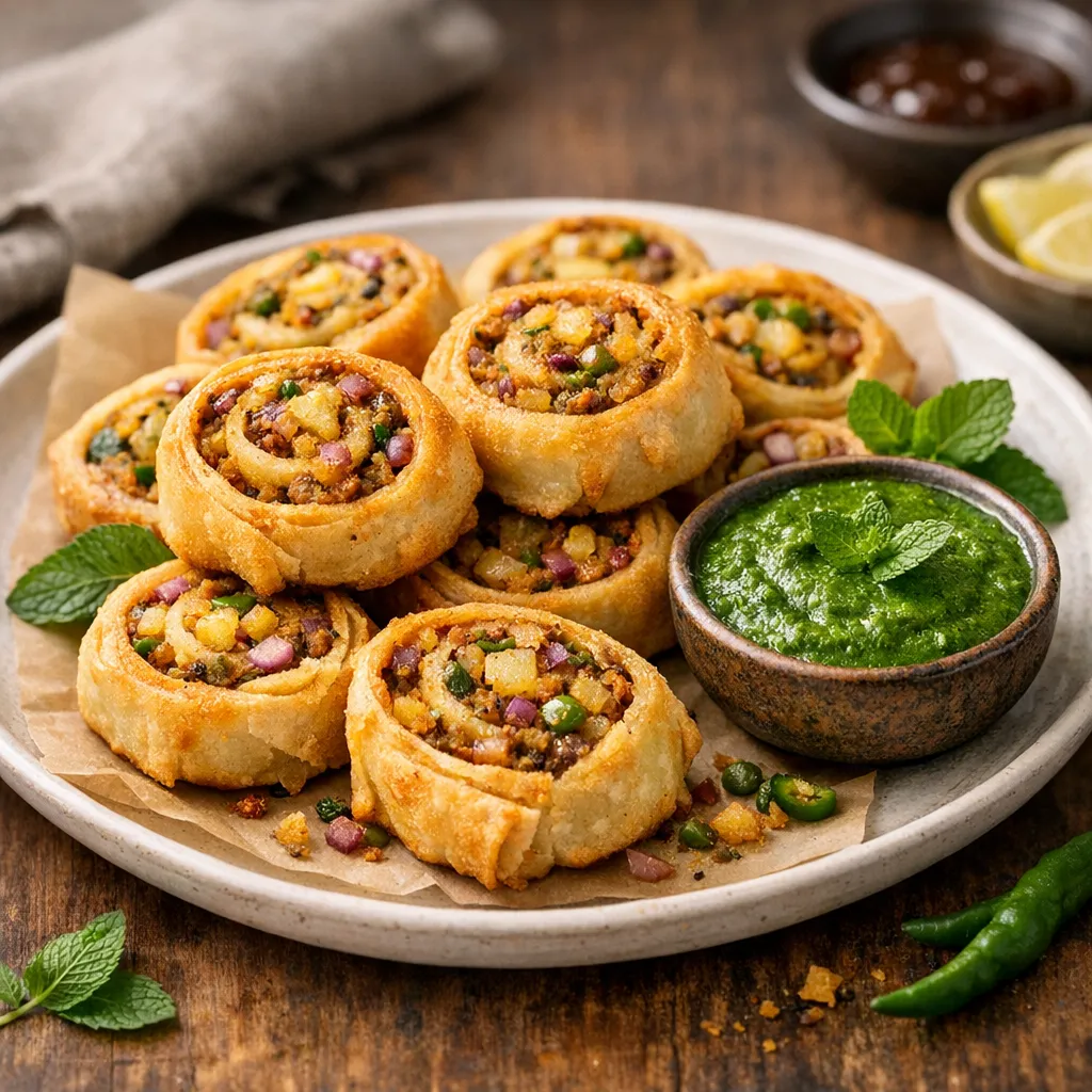 Samosa Pinwheels