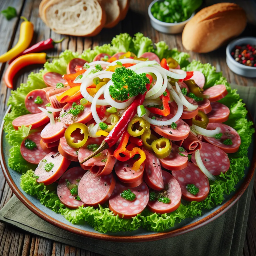 Saure Extrawurst Salat