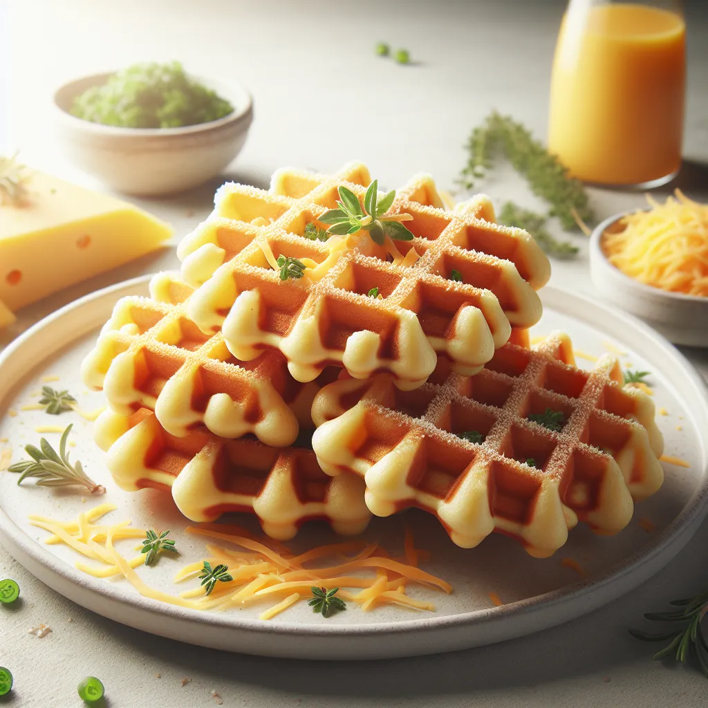 Savory Cheese Waffles