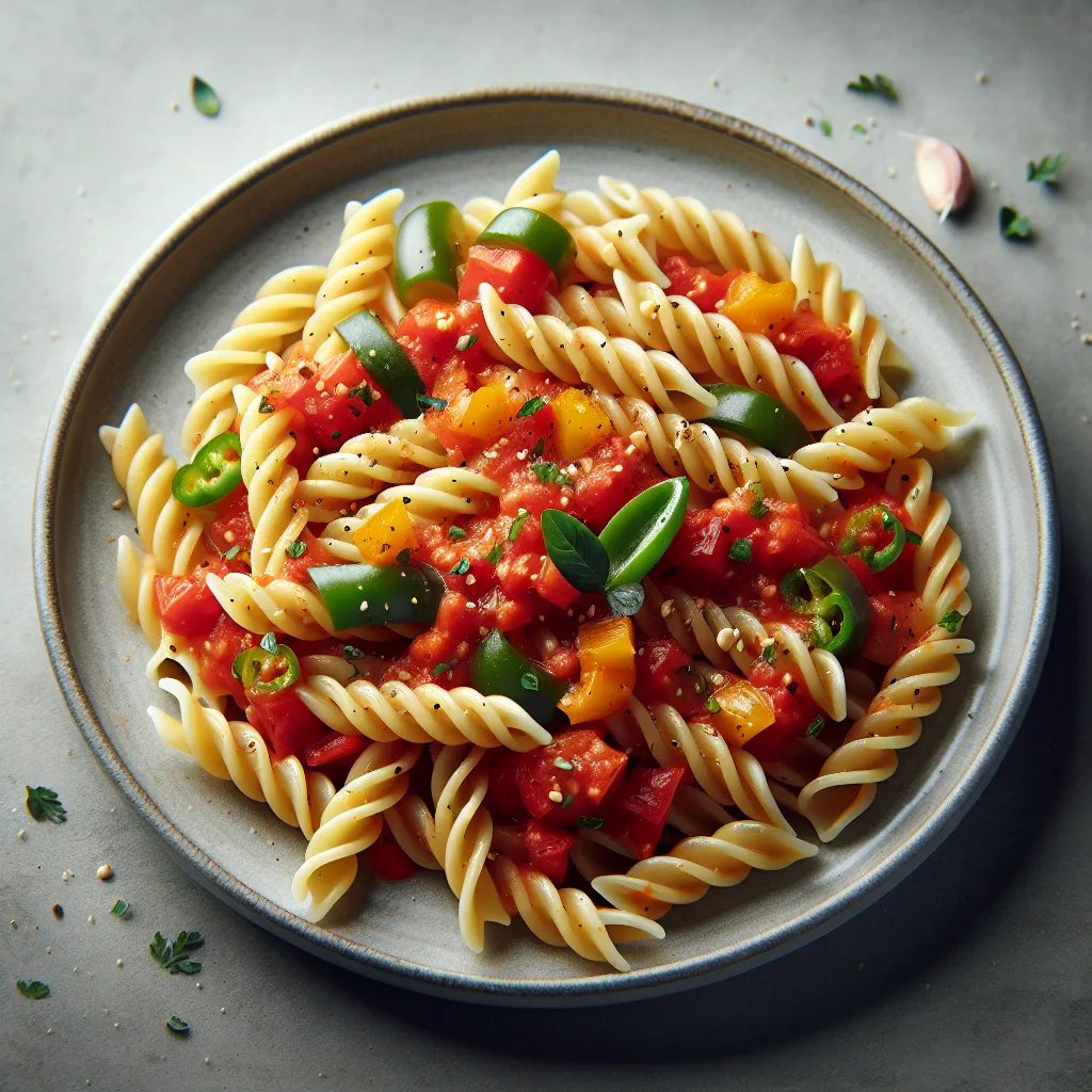 Simple Tomato Garlic Pasta