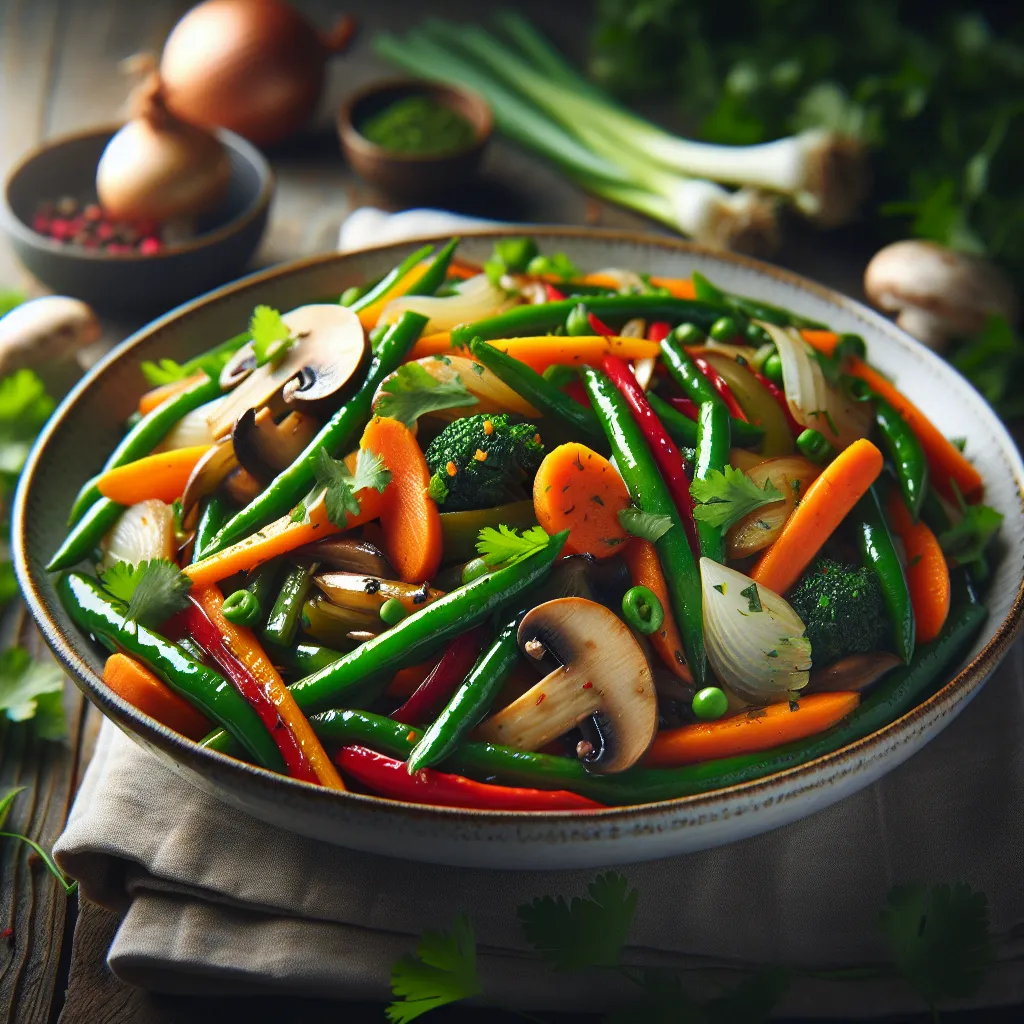 Spicy Vegetable Stir-Fry