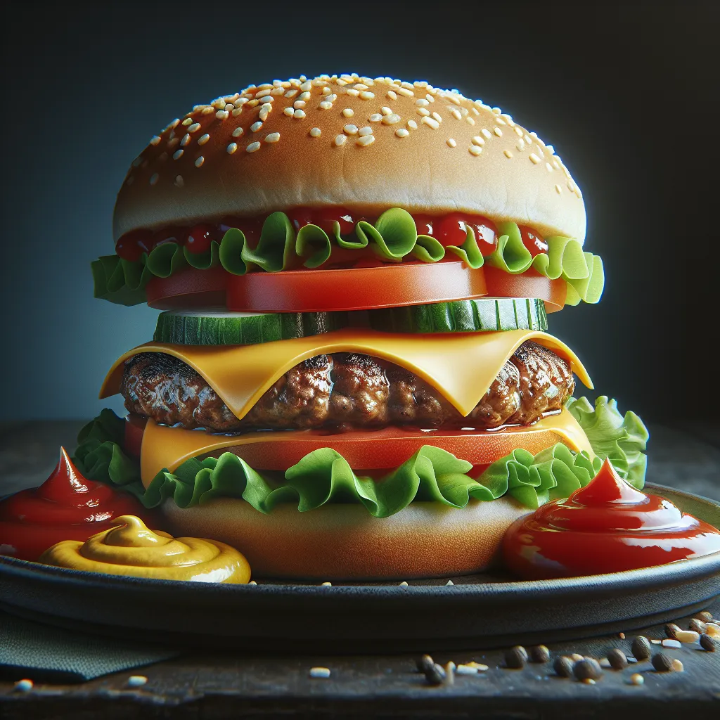 Zesty American Cheeseburger