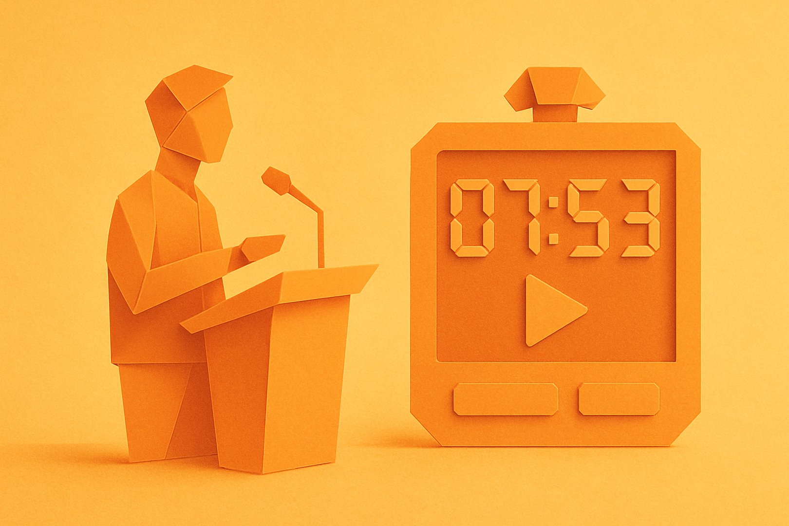 Public Speaking Timer: Manage and Track Your Speech Time Effectively