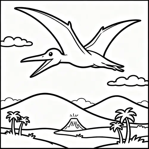 Free Printable 공룡 Coloring Pages - dinosaur-08 - iColorPlay