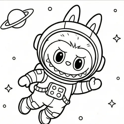 Free Printable Labubu Coloring Pages - labubu-01 - iColorPlay