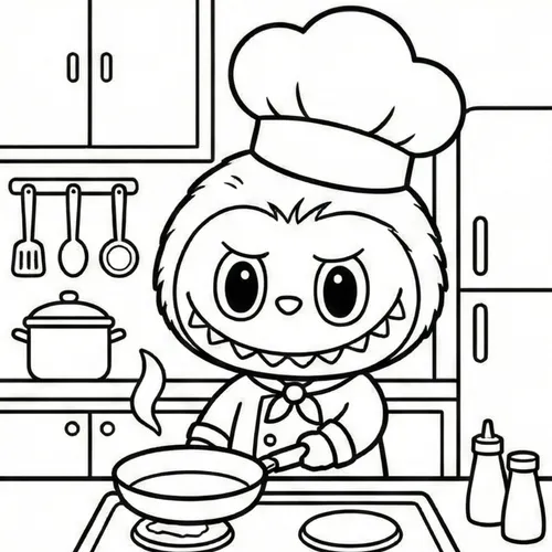 Free Printable Labubu Coloring Pages - labubu-02 - iColorPlay