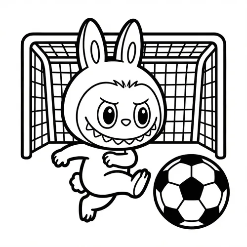 Free Printable Labubu Coloring Pages - labubu-26 - iColorPlay
