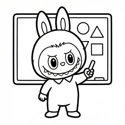 Free Printable Labubu Coloring Pages - labubu-34 - iColorPlay