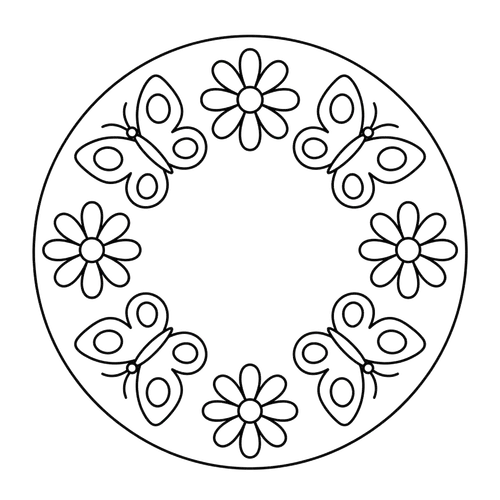 Free Printable Mandala Coloring Pages - mandala-02 - iColorPlay