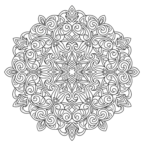 Free Printable Mandala Coloring Pages - mandala-12 - iColorPlay