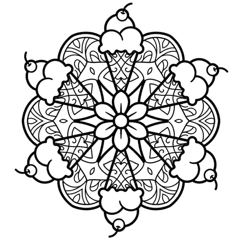 Free Printable Mandala Coloring Pages - mandala-13 - iColorPlay
