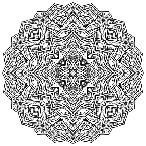 Free Printable Mandala Coloring Pages - mandala-23 - iColorPlay