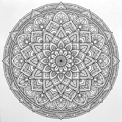 Free Printable Mandala Coloring Pages - mandala-29 - iColorPlay