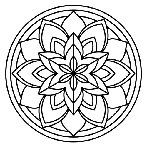 Free Printable Mandala Coloring Pages - mandala-32 - iColorPlay