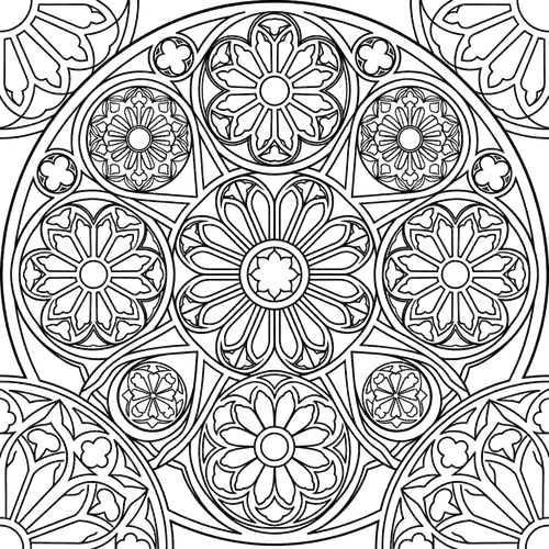Free Printable Mandala Coloring Pages - mandala-41 - iColorPlay