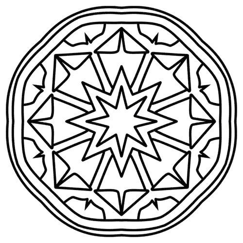 Free Printable Mandala Coloring Pages - mandala-43 - iColorPlay