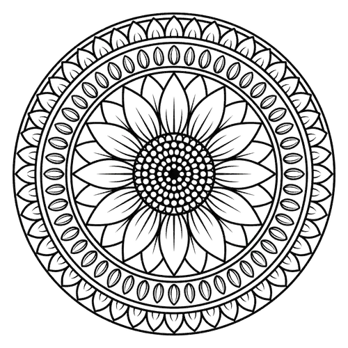 Free Printable Mandala Coloring Pages - mandala-46 - iColorPlay