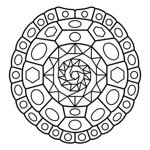 Free Printable Mandala Coloring Pages - mandala-48 - iColorPlay