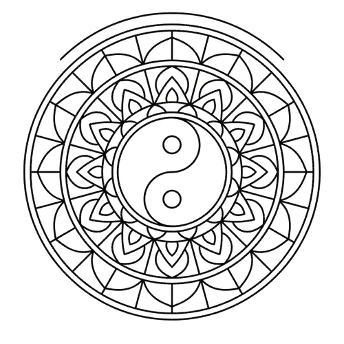 Free Printable Mandala Coloring Pages - mandala-49 - iColorPlay