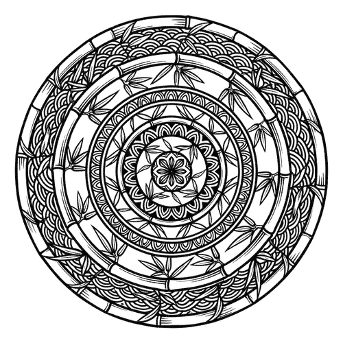 Free Printable Mandala Coloring Pages - mandala-50 - iColorPlay