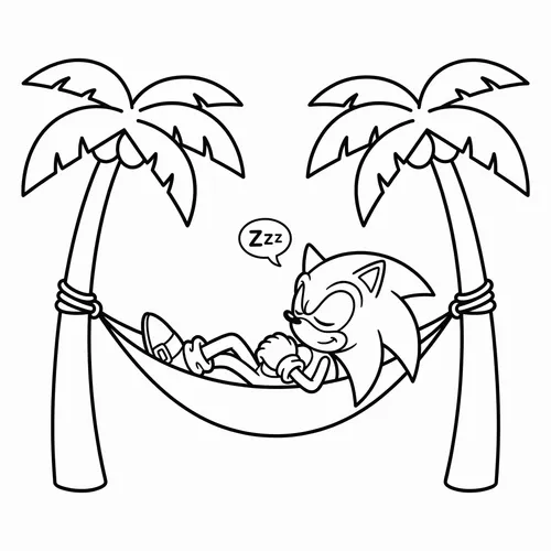 Free Printable Sonic the Hedgehog Coloring Pages - sonic_015 - iColorPlay