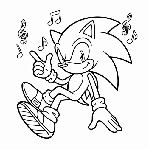Free Printable Sonic the Hedgehog Coloring Pages - sonic_019 - iColorPlay