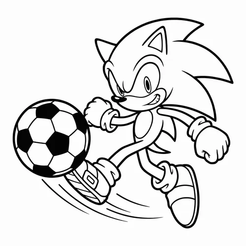 Free Printable Sonic the Hedgehog Coloring Pages - sonic_020 - iColorPlay