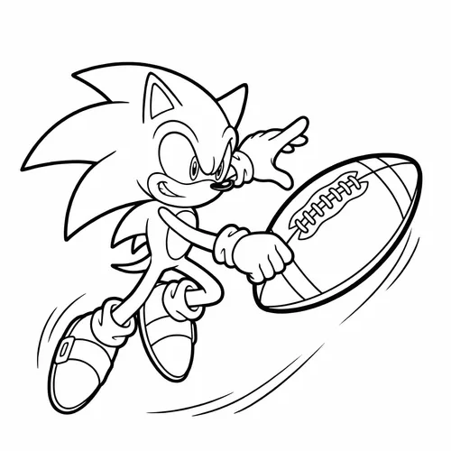 Free Printable Sonic the Hedgehog Coloring Pages - sonic_022 - iColorPlay