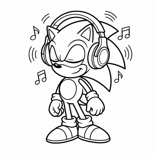 Free Printable Sonic the Hedgehog Coloring Pages - sonic_024 - iColorPlay
