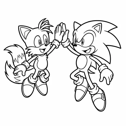 Free Printable Sonic the Hedgehog Coloring Pages - sonic_030 - iColorPlay