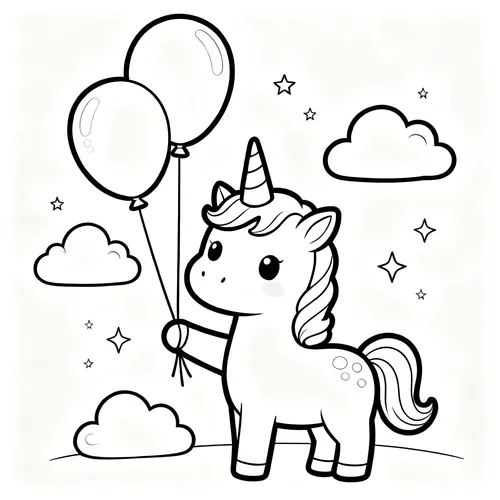 Free Printable 유니콘 Coloring Pages - unicorn-03 - iColorPlay