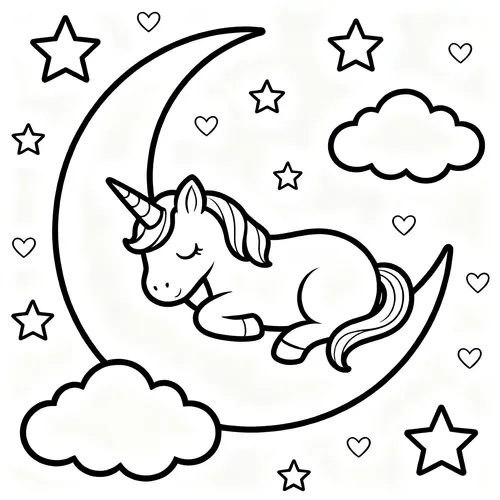 Free Printable 유니콘 Coloring Pages - unicorn-05 - iColorPlay