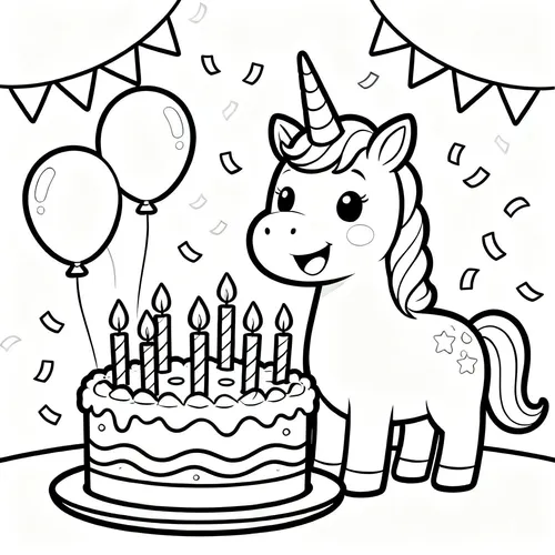 Free Printable 유니콘 Coloring Pages - unicorn-06 - iColorPlay