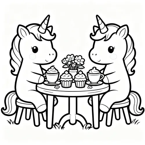 Free Printable 유니콘 Coloring Pages - unicorn-08 - iColorPlay