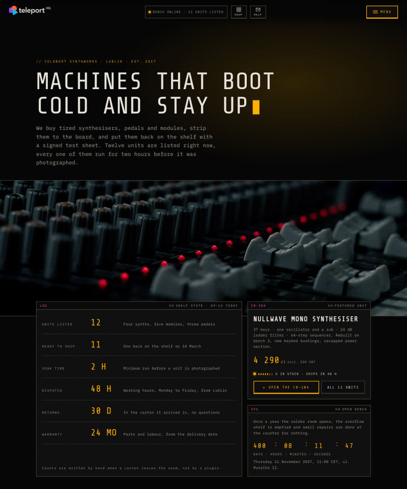 Active online software template