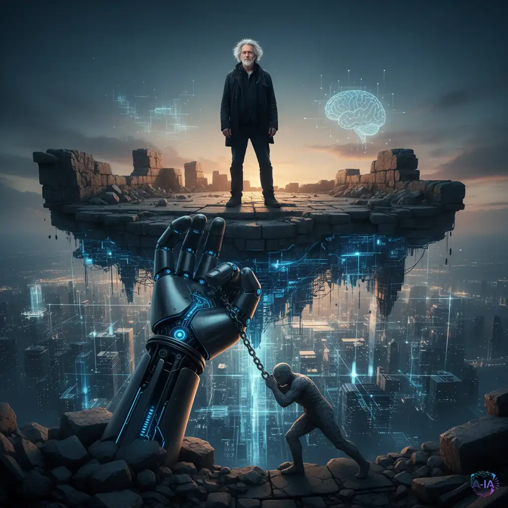 La extraña visión de Alex Karp: ¿Por qué el CEO de Palantir se ve a sí mismo como el 'desvalido' de la IA?