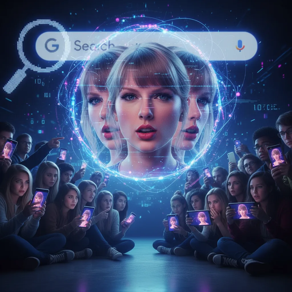 Fans de Taylor Swift Acusan Uso de Inteligencia Artificial en Videos de Google Scavenger Hunt