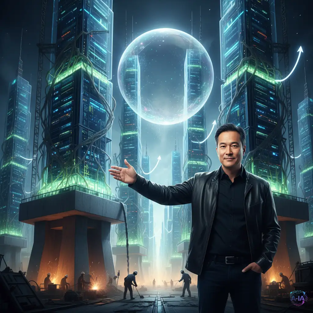 El CEO de Nvidia, Jensen Huang, defiende la inversión en IA: ¿Hay o no una burbuja tecnológica?