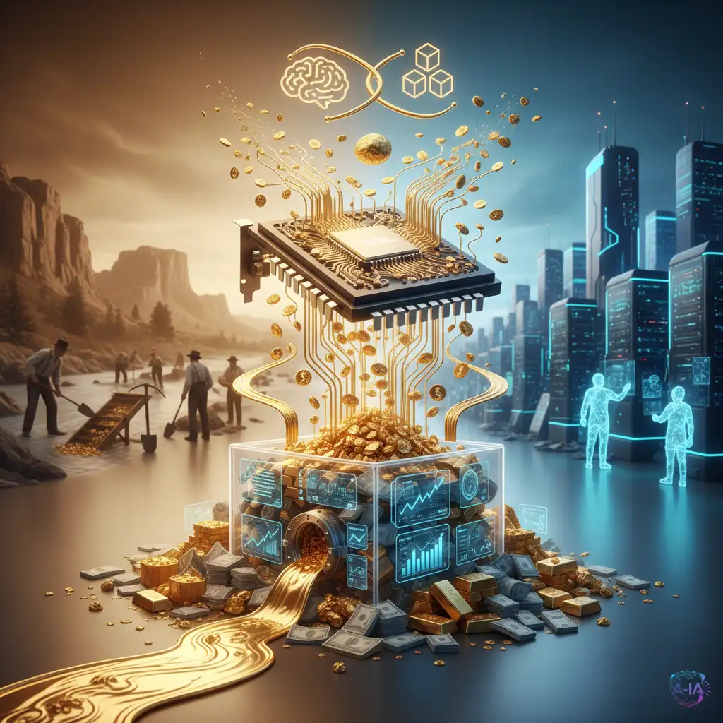 La Fiebre del Oro de la IA: Por qué NVIDIA está ganando miles de millones con sus chips especializados