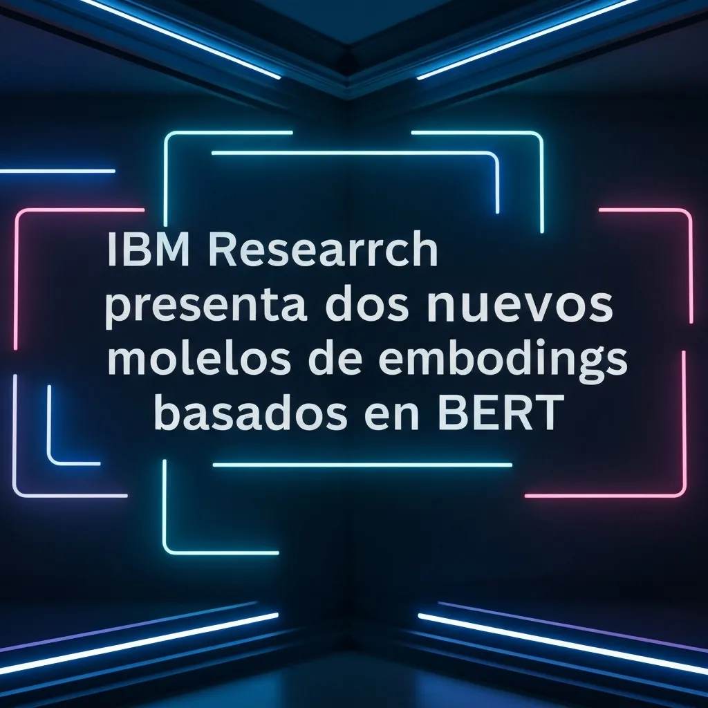 IBM Research presenta dos nuevos modelos de embeddings basados en BERT