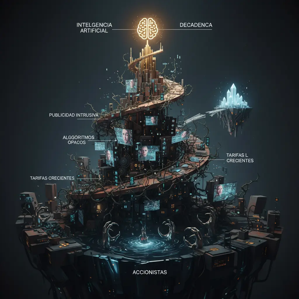 La 'Enshittification': ¿Puede la Inteligencia Artificial Evitar la Trampa de la Decadencia de Plataformas?