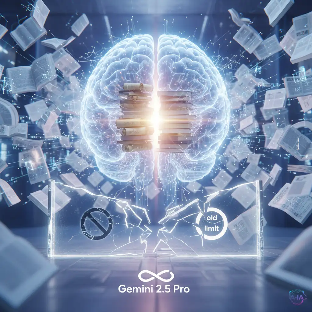 Gemini 2.5 Pro rompe la barrera de la memoria en la IA: Ahora puede procesar el equivalente a 1.500 páginas