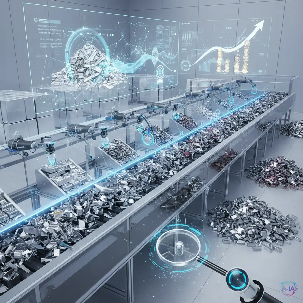 La IA que convierte la chatarra de aluminio en millones: Así funciona Sortera para revolucionar el reciclaje