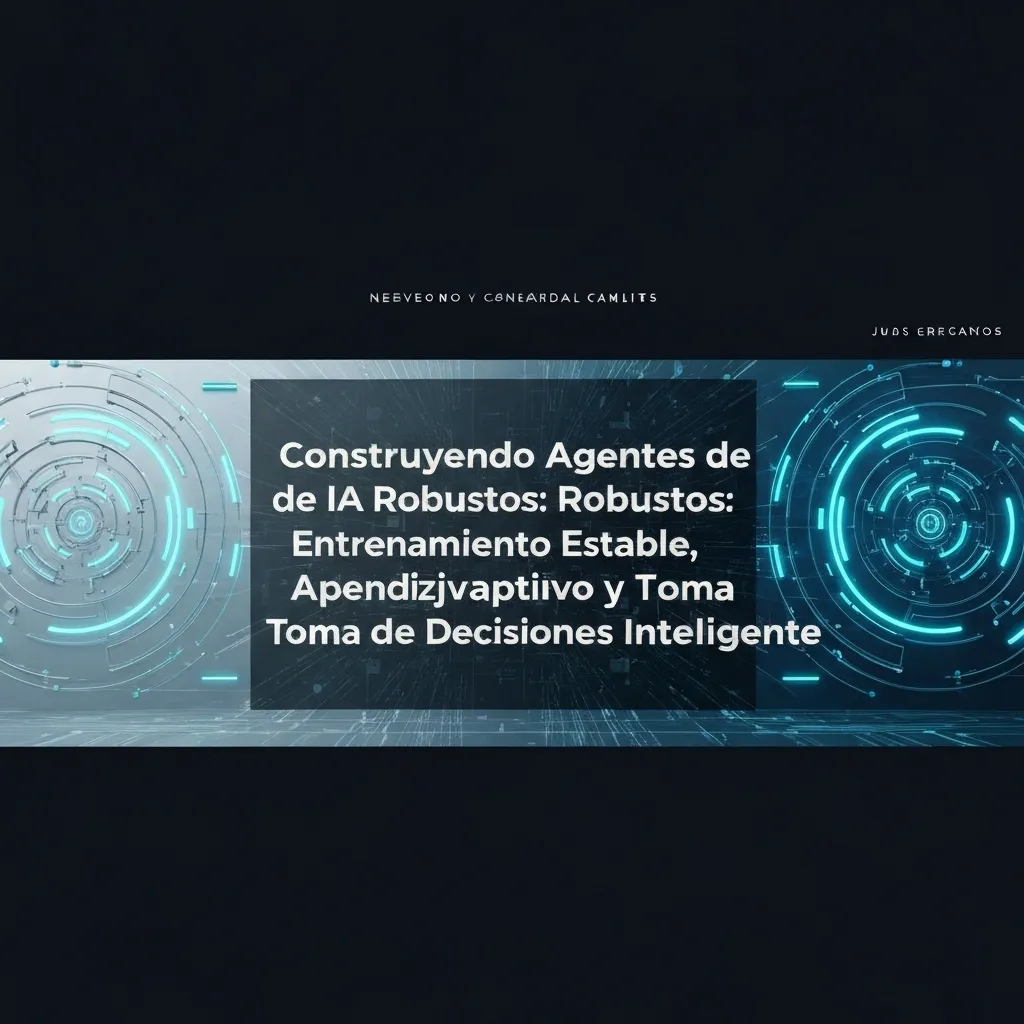 Construyendo Agentes de IA Robustos: Entrenamiento Estable, Aprendizaje Adaptativo y Toma de Decisiones Inteligente