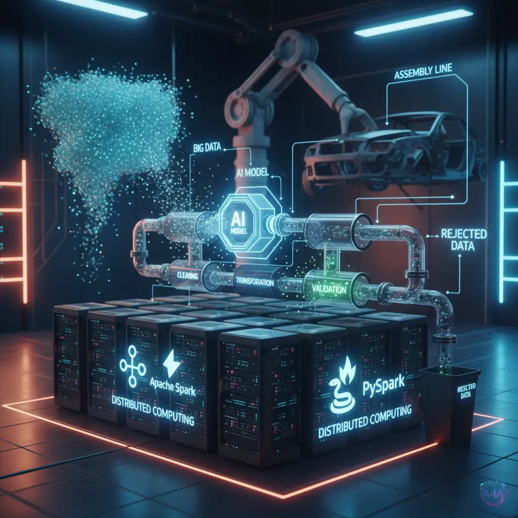 El motor oculto de la IA: Cómo Apache Spark y PySpark gestionan los datos masivos para entrenar modelos