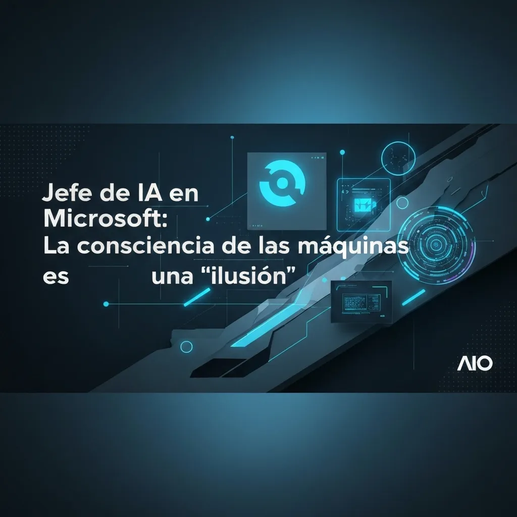 Jefe de IA en Microsoft: La consciencia de las máquinas es una "ilusión"