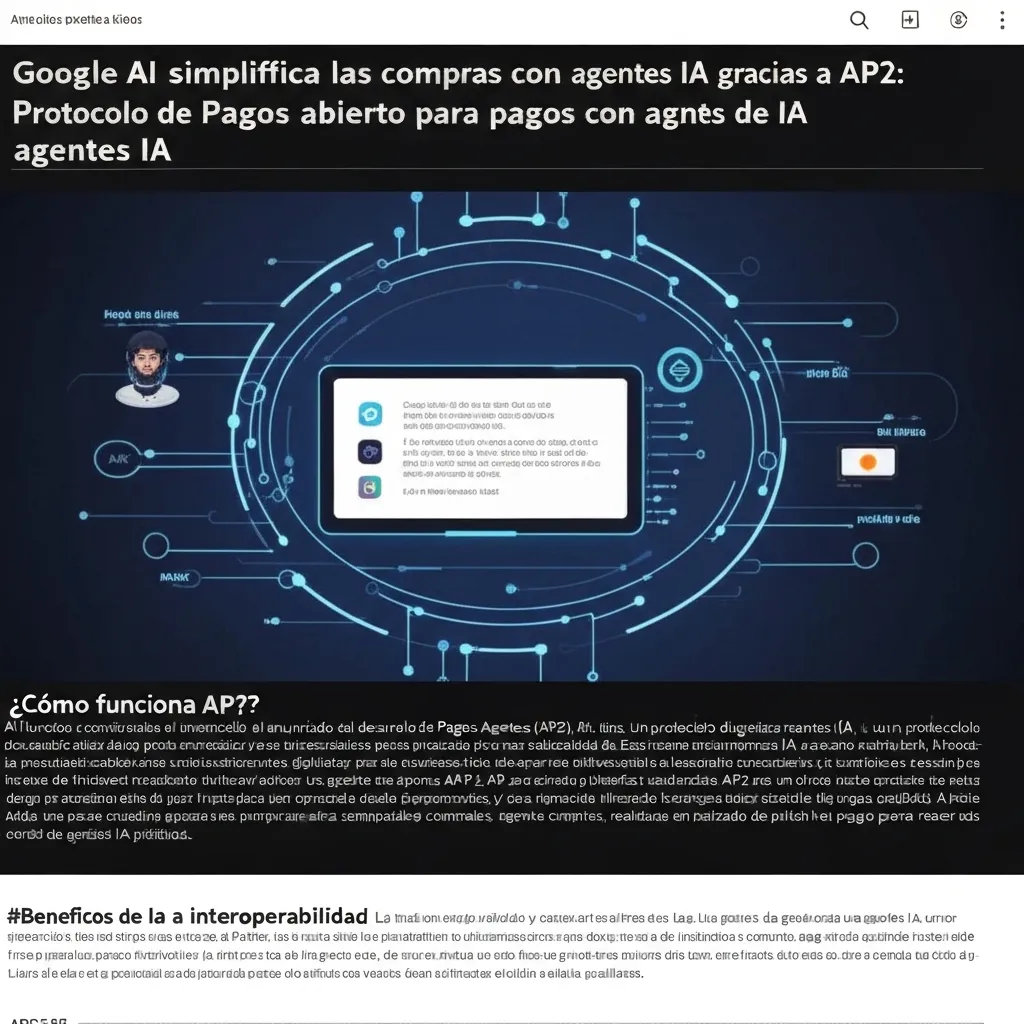 Google AI presenta AP2: un protocolo abierto para pagos con agentes IA